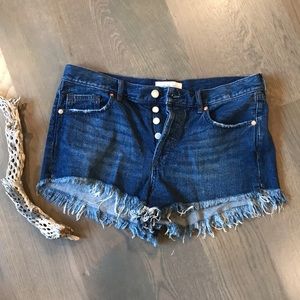 Free People Denim Cutoff Shorts